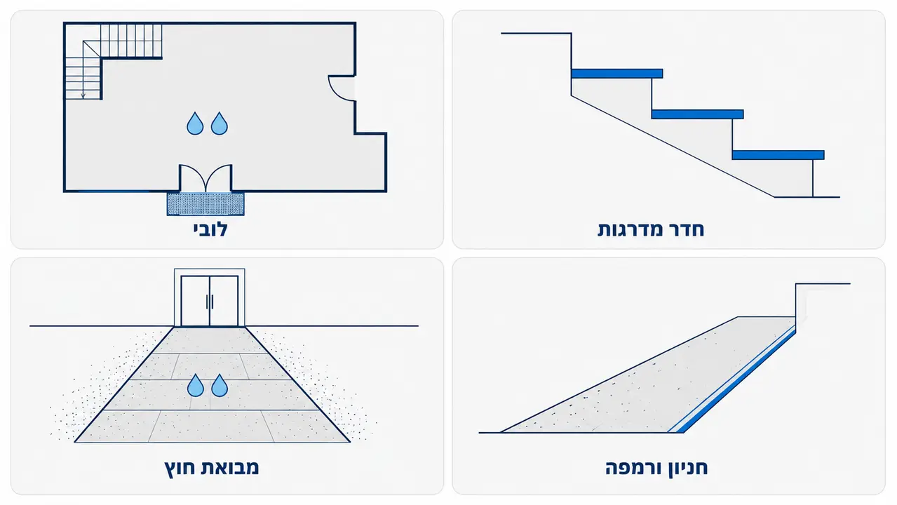 איך בוחרים פתרון אחר לכל אזור בבניין