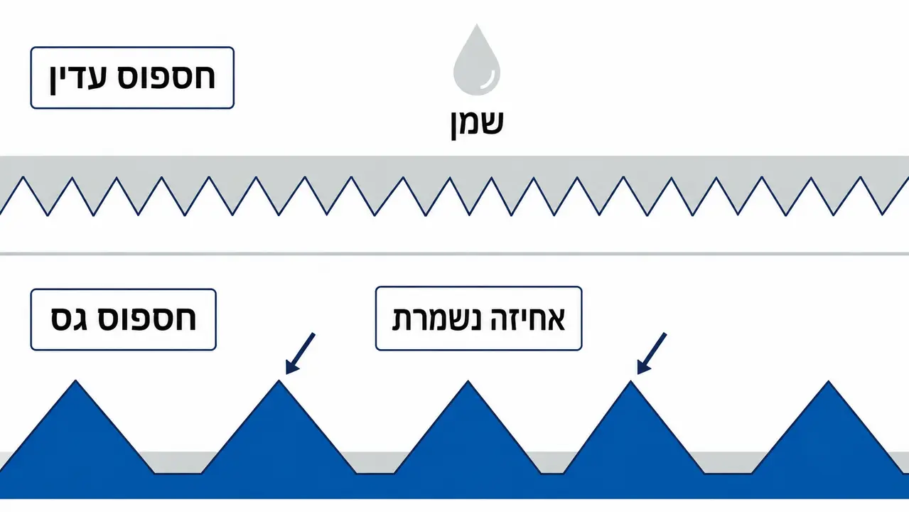 מדרגות עם שמן וגריז: חספוס אגרסיבי ועמידות כימית