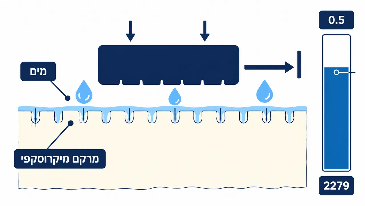מה בדיוק קורה על פני השטח בטיפול אנטי סליפ?